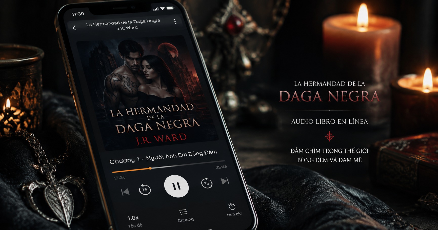La Hermandad de la Daga Negra Audiolibro en Línea: Trải Nghiệm Độc Đáo Cho Người Yêu Thể Loại Lãng Mạn Huyền Bí - image 2